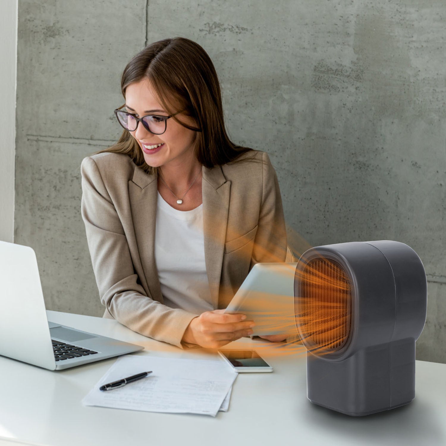 Climairo Heat+ | Compact Smart Heater for Home & Office