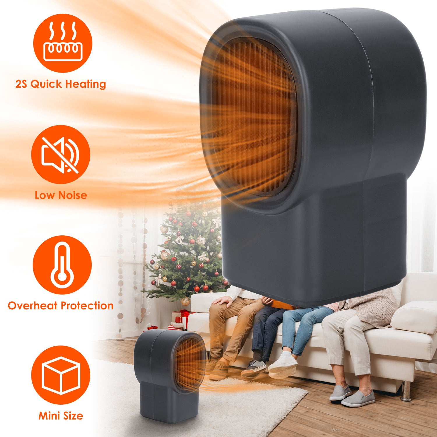 Climairo Heat+ | Compact Smart Heater for Home & Office